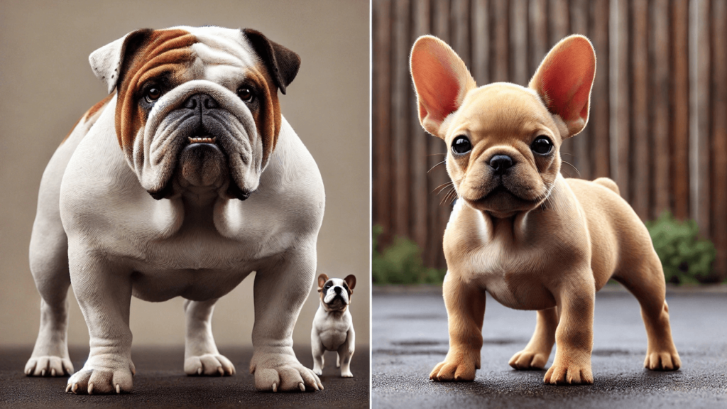 French Bulldog vs English Bulldog